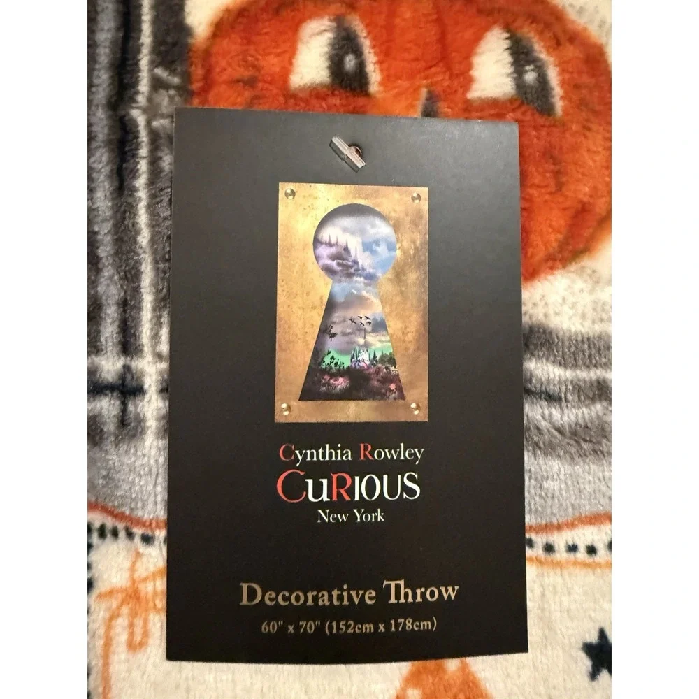 Cynthia Rowley Halloween Throw Blanket 60